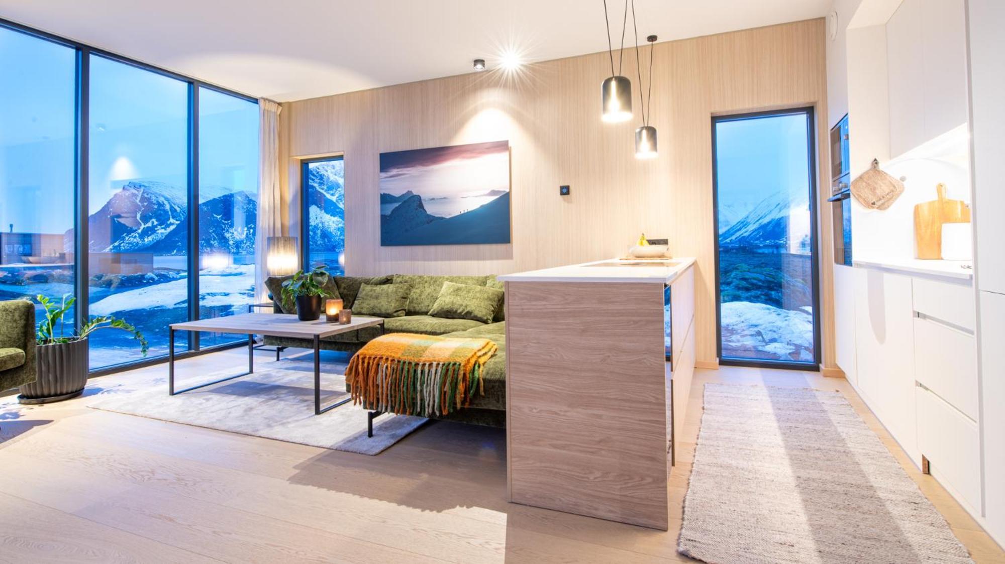 New Luxury Cabin Near Henningsvaer Lofoten Kleppstad 외부 사진
