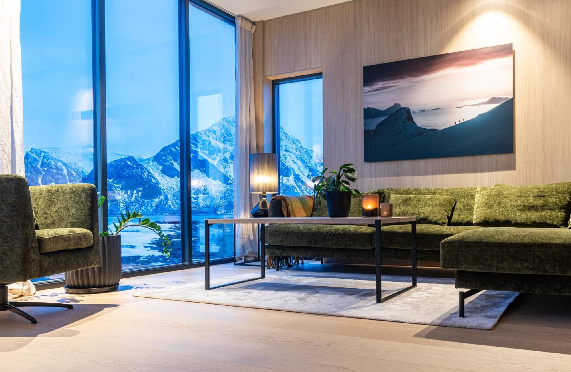 New Luxury Cabin Near Henningsvaer Lofoten Kleppstad 외부 사진